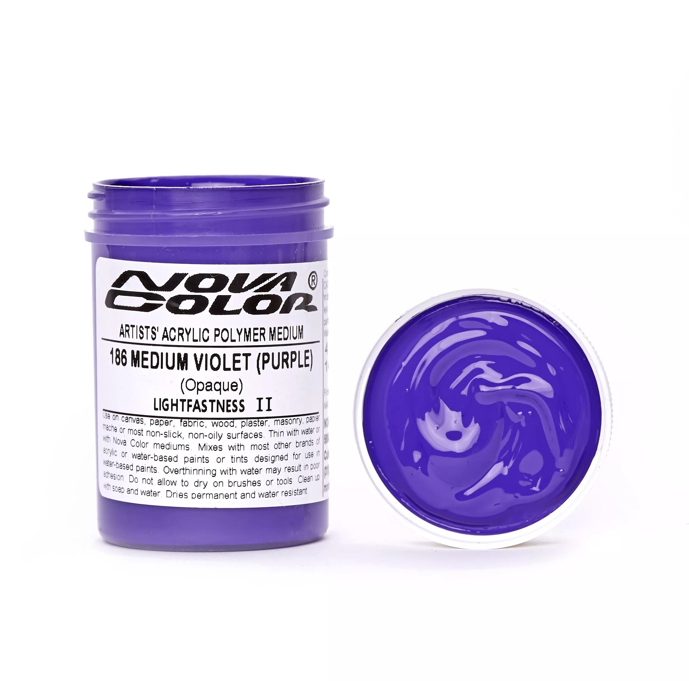 #186 Medium Violet/Purple – Lightfastness: || – Opaque