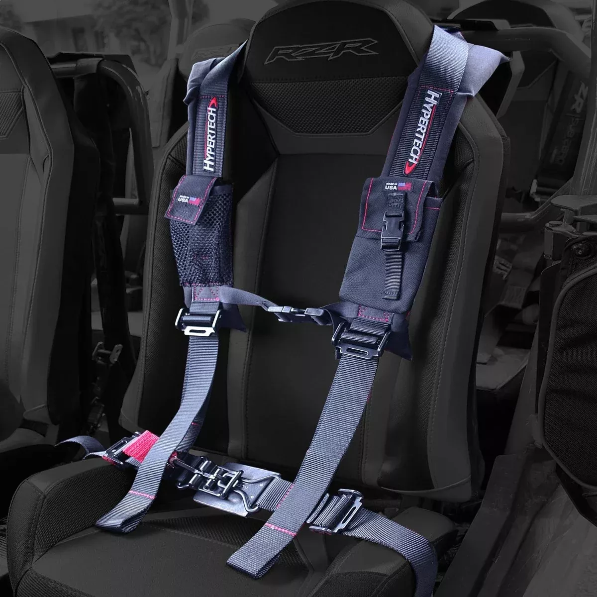 Hypertech 3001003 Safety Harness - 4 Point 2 Black"