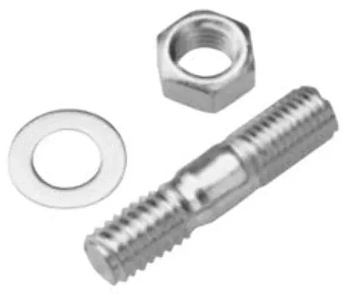 PROFORM 66338 Engine Carburetor Studs with Lock Washers and Nuts; 1-3/8 Inch Length; 4 Pieces