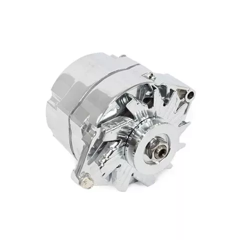 Top Street Performance ES1001C Alternator 1 or OEM Wire Setup Chrome