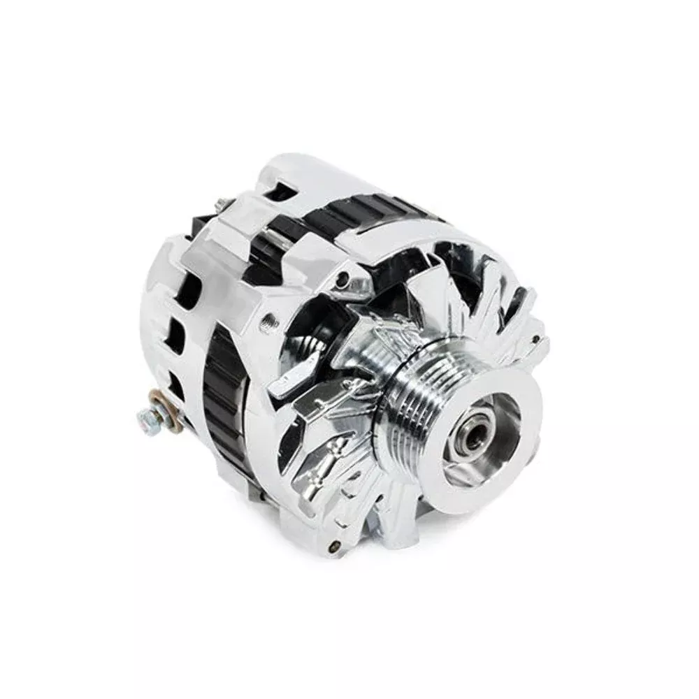 Top Street Performance ES1003C Alternator 1 or OEM Wire Setup Chrome